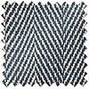 Delicate Chevron, Dark Blue - Roman Blind